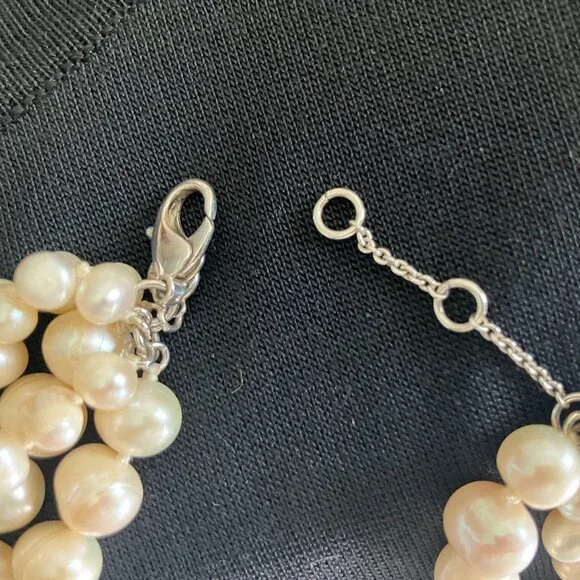 J. Crew 5 Strand Pearl Necklace - Picture 2 of 4